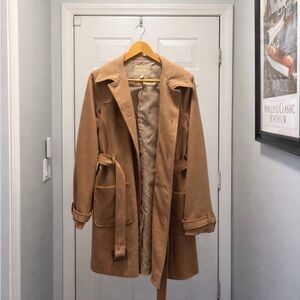 Banana Republic Tan Pea Coat